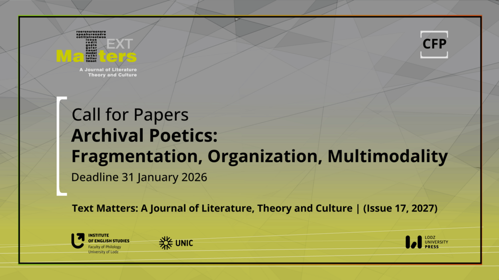 Call for Papers – Text Matters 