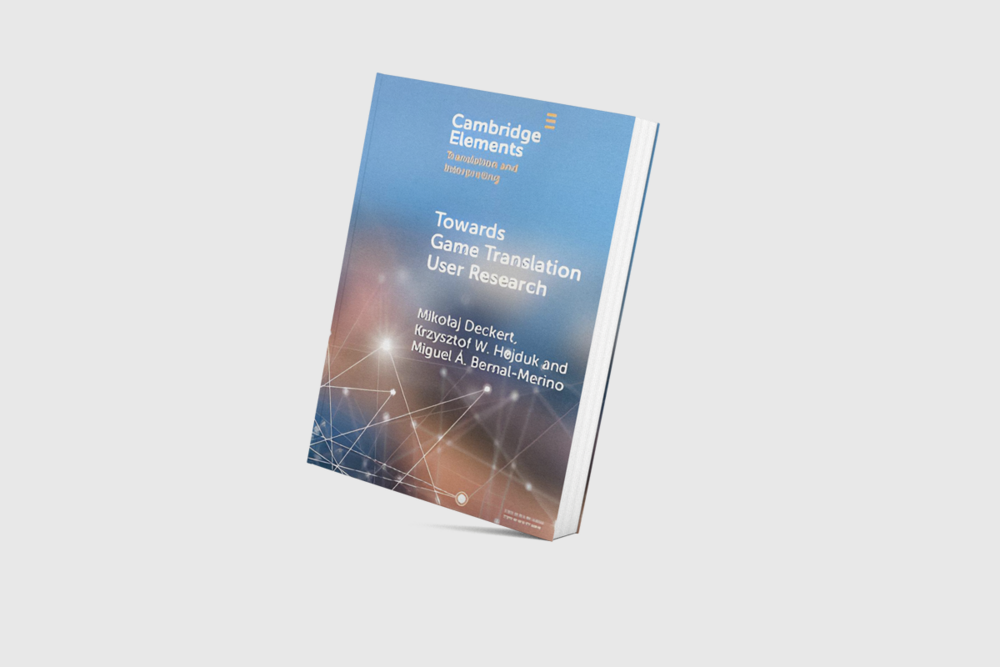 The book "Towards Game Translation User Research"